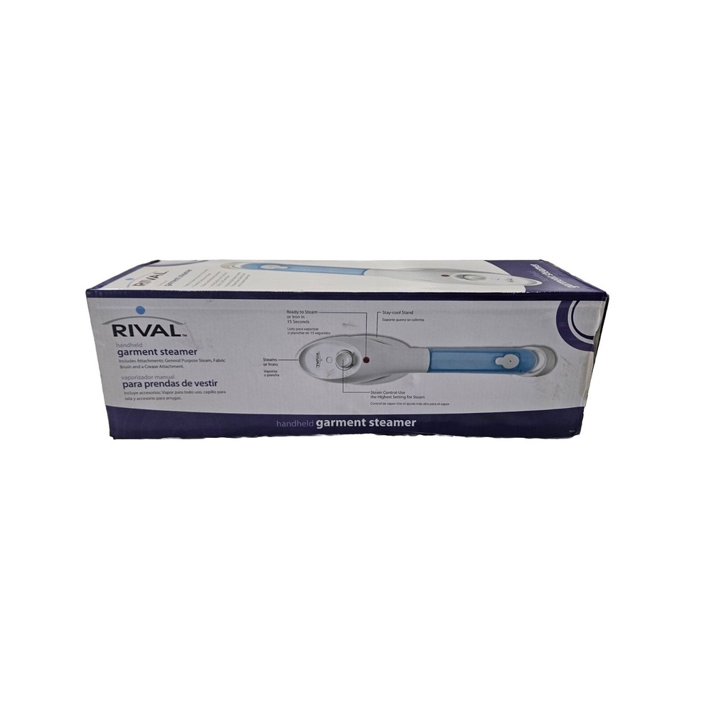 Rival Handheld Garment Steamer w/ Attachments / Model 11570‎